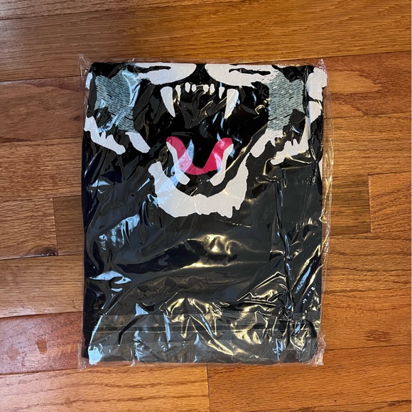 SOUNDOFF SAVAGE BEAST 🐯 MASCOT SUEDED T-SHIRT; MIDNIGHT NAVY - Picture 3 of 5